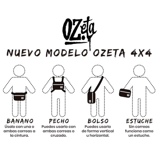 Chest Bag con clave y control de olor 4x4 - Ozeta 9