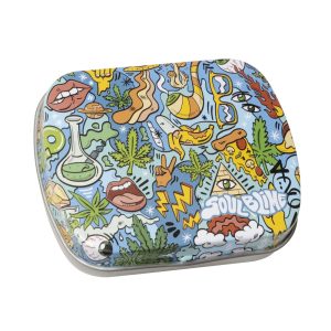 Contenedor Metálico Tapa Bisagra – Soulblime