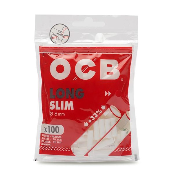 Filtro Slim Largo 100 unidades - OCB 1