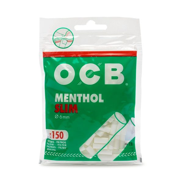 Filtro Slim Mentolado 150 unidades - OCB 1
